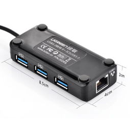 綠聯20265 USB3.0千兆網卡 集有線網絡與高速擴展于一體，讓設備連接更自由